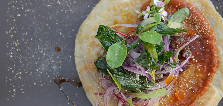 Goat and Crispy Roti