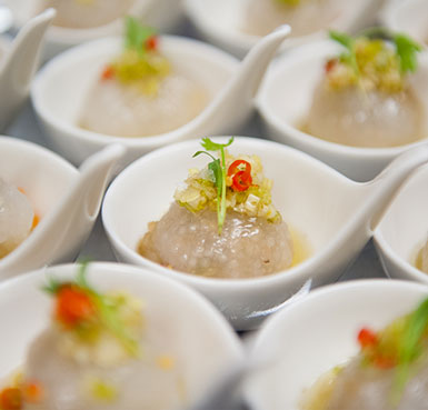 PORK STUFFED TAPIOCA DUMPLINGS